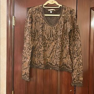 Vintage Women Roberto cavalli sweater brown size 46/12 us